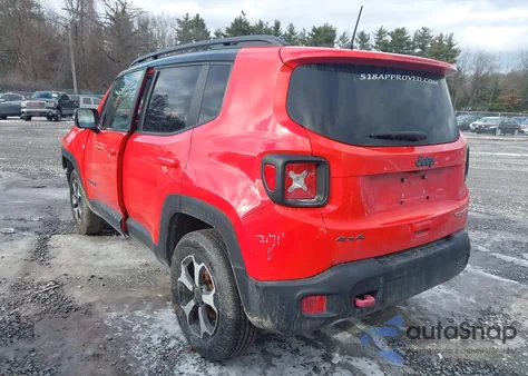 2021 Jeep Renegade Trailhawk 4X4 from USA, damaged, VIN ZACNJDC1XMPM21249